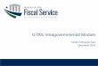 GTAS Intragovernmental Module - Bureau of the Fiscal … · the Webinar, an Intragovernmental representative will respond to your question via email by the end of the next ... Agency
