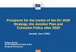 Prospects for the review of the EU 2020 Strategy, the ... · Regional & Urban Policy Prospects for the review of the EU 2020 Strategy, the Juncker Plan and Cohesion Policy after 2020