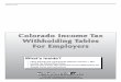 Colorado Income Tax Withholding Tables For .Colorado Income Tax Withholding Tables For Employers