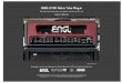 ENGL E765 Retro Tube Manual 130724 - Universal Audio ... · Physically modeled tube guitar amp, ... (desirable for playing in real-time) ... You may want to switch BRIGHT on for funky