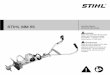 STIHL MM 55 Owners Instruction Manual · MM 55, MM 55 C English 2 In the STIHL MultiSystem, various MultiEngines and MultiTools are combined to form a machine. In this …