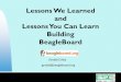 Lessons We Learned and Lessons You Can Learn Building ...beagle.s3.amazonaws.com/esc/Lessons-esc-chicago-2010.pdf · Ships with 4G SD card Yes No Xloader & UBoot in NAND of C4 