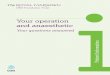 Your operationand anaesthetic · 1 Your operation and anaesthetic Introduction This booklet is for adults who are expecting to have an operation. Most people feel anxious about having