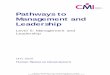 Pathways to Management and Leadership - Wikispaces · Unit 5010 Human Resource Development . ... Guide produced as part of the Pathways to Management and Leadership series. If you