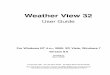 Weather View 32 · 7 Insert the CD-ROM and the Weather View 32 setup program should automatically begin. If setup does not begin, manually run the setup.exe program contained in the