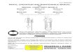 PARTS, OPERATION AND MAINTENANCE MANUAL for … · PARTS, OPERATION AND MAINTENANCE MANUAL for MANUAL CHAIN HOIST MODELS Unless otherwise noted, ... Ingersoll-Rand Material Handling