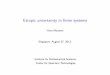 Etropic uncertainty in finite systems - Faculteit der ...maassen/presentations/Singapore.pdf · Etropic uncertainty in nite systems Hans Maassen Singapore, August 27, 2013. ... Conjecture