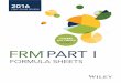 2016 · frm® exam review 2016 frm ® part i covers all topics in part i formula sheets
