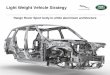 Light Weight Vehicle Strategy - international-synergies.com · Jaguar Land Rover research project Technology Inspired Innovation - Innovate UK project Consortium Partners ... Creating