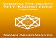 Vedanta Philosophy: Self-Knowledge (Atma-Jnana) · Self‑Knowledge ii Writings Vedânta Philosophy: ... 978‑1‑61183‑058‑3 (pdf) isbn: 978‑1‑61183‑059‑0 (epub) . v