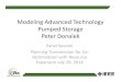 Modeling Advanced Technology Pumped Storage Peter … · Modeling Advanced Technology Pumped Storage Peter Donalek ... (MW) Generator (MVA) Speed Range ... • Testing Dynamic Simulation