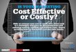 IS YOUR MARKETING Cost Effective or Costly?media.dmnews.com/documents/90/novitex_final_v2_22313.pdf · Cost Effective or Costly? ... Novitex President Tim Healy reveals how to maximize