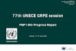 77th UNECE GRPE session · oEmery oil not suitable for the calibration of the whole system ... • Gas engine tested in the joint project ACEA/JRC? ... (e.g. regenerative braking,
