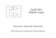 CprE 281: Digital Logic - Computer Engineering · •Register file is a unit containing r registers ! r can be 4, 8, 16, 32, etc. • Each register has n bits ! n can be 4, 8, 16,