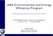 ABS Environmental and Energy Efficiency Program · ABS Environmental and Energy Efficiency Program. ... ABS Environmental & Energy Efficiency Program INTERTANKO North American 