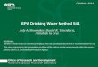 EPA Drinking Water Method 544 - c.ymcdn.com · • EPA Method 544 –SPE-LC/MS/MS method for 6 MCs and nodularin in drinking water. Office of Research and Development National Exposure