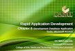 Rapid Application Development - CMU Personal …myweb.cmu.ac.th/wijit.a/954243/week6/ch6_Development_Database... · Rapid Application Development ... systems, procedural and nonprocedural
