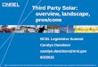 Third Party Solar: overview, landscape, pros/cons · Third Party Solar: overview, landscape, pros/cons ... o Definition of provider of electric services ... Con Counterpoint/caveat