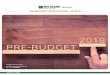 PRE-BUDGET EXPECTATIONS - 2018-19 - … · PRE-BUDGET EXPECTATIONS - 2018-19. Pre-budget view 2018 Jayant Manglik ... which could be a 30-50bps miss ... measures in the last 15 …