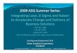 2009 ASQ Summer Series : Integrating Lean, 6-Sigma and ... · variables resolved through DMAIC and Design of Experiments Common issues: customer opportunities ... •Let’s get it