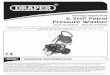 INSTRUCTIONS FOR 6.5HP Petrol Pressure Washer · Pressure Washer Stock No.83818 Part No.PPW650 IMPORTANT: ... contained in this manual, it will ensure both product and operator safety,