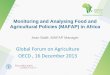Monitoring and Analysing Food and Agricultural Policies ... Balie-MAFAP.pdf · Monitoring and Analysing Food and Agricultural Policies (MAFAP) in Africa. ... Government spending on