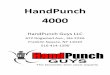 HandPunch 4000 Manual · • Ethernet Communication See Technical Note 70200-0014 – Rev. D Recommended European Power Supply. 1: Ault, Inc. 7300 Boone …