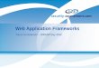 Web Application Frameworks - Security Assessment .Frameworks â€“