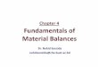 Chapter 4 Fundamentals of Material Balancesteacher.buet.ac.bd/nahidsanzida/ChE201/Chapter 4_Nahid Sanzida... · Terminology Theoretical oxygen: Amount of oxygen needed for complete