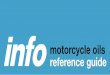 motorcycle oils reference guide - halfords.com · Year from 2 or 4 stroke Engine Oil 3 CM/CG/14909 07/08 Information compiled from manufacturers and leading oil companies. Always