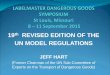 UN MODEL REGULATIONS - Labelmaster · Transport of Dangerous Goods Model ... screening procedure for substances that may ... UN MODEL REGULATIONS - 19. th
