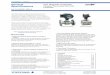 General AXF Magnetic Flowmeter Specifications .Yokogawa Corporation of America 2 Dart Road, Newnan,
