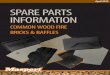SPARE PARTS INFORMATION - Masport Heating Parts List... · 992916 talisman radiant wood fire w/f talisman 10 met blk vht (mas) 2010. spare parts information fire brick specifications