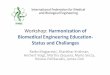 3 Harmonization of Biomedical Engineering Education … · 5/26/2010 · Biomedical Engineering Education- ... • Luigi Galvani and Alessandro Volta ... 3_Harmonization of Biomedical