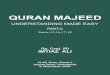 QURAN MAJEED - askallah.com.pk Majeed Part 5.pdf · or a cursed one)." [Tafsir At-Tabari] 15-35. "And verily, the curse shall be upon you till the Day of Recompense (i.e. the Day