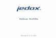 Setup Guide - Jedox · Setup Guide Version 5.0 SR2 . Jedox Setup Guide Version 5.0 SR2 Jedox AG Dated: 25-Nov-2013 ... 1.5.3 Changing maximum memory for Tomcat Service 