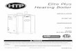 Elite Plus Heating Boiler - HTP · Elite Plus Heating Boiler . INSTALLATION . START-UP . MAINTENANCE . PARTS . Models . ELP-110 / ELP-199 . Heat Exchanger Bears the ASME “H” Stamp