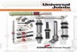 Universal Joints - Apex Power Tools · Cooper Power Tools also offers a full line of universal joint products for pipeline cleaners. Contact Customer Service for more information