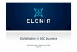 Digitalization in DSO business - Geode Germany/Stellungnahme/2016/Ville... · Digitalization in DSO business Ville Sihvola, Head of Marketing and Sales Elenia Oy. Elenia in brief