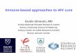Immune-based approaches to HIV cure - Virology …regist2.virology-education.com/2014/2nd_HIVFuture/3_Silvestri.pdf · Immune-based approaches to HIV cure Guido Silvestri, MD . 