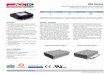 IRS Series · Standard Baseplate Option Flanged Baseplate Option IRS Series Encapsulated Sixteenth-Brick DOSA-Compatible, Wide Input Isolated DC-DC Converters