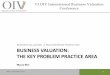 VI OIV International Business Valuation N-E … · 04-12-2017 · VI OIV International Business Valuation Conference Milan, 4 december 2017 1 SS ON: E KEY OBLEM E A N-E ... (PFI)
