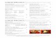 LUNCH SPECIALS / Mon-Fri 11:00am-2:30pm) · miso glazed sea bass, butter soy bok choy, yuzu reduction, mango salsa salmon teriyaki (r) pan seared scottish salmon, coconut cabbage,