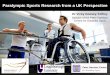 Paralympic Sports Research from a UK Perspective Tolfrey.pdf · Paralympic Sports Research from a UK Perspective ... as derived through video analysis and manual ... handbike mounted
