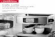 Cafe Latte - Sunbeam Australia · Cafe Latte Pump espresso machine with temperature status LCD Instruction Booklet EM5600 Please read these instructions carefully and retain for future