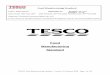 Food Manufacturing Standard - Seafood Products … · TESCO Food Manufacturing Standard Section 1 HACCP P R O Section No. Base Medium High Aspiration Item Detail 9What Good Looks