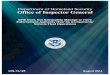 Department of Homeland Security 2IÀFH RI … · around the world. The Department of Homeland Security (DHS) had the second largest ... Fleet Management and Analysis Reporting System,