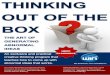 Thinking Out Of The Box WEB - wealth-iq-network.com · THE CHALLENGE Thinking out of the box is the mode of thought that dares to challenge conventional wisdom, i.e. it dares to question