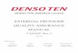 EXTERNAL PROVIDER QUALITY ASSURANCE … · Engineering (VA/VE) activities on products and processes. Continuous ... (QA) activities and specific requirements from TNAM. External Providers