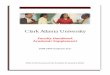 Clark Atlanta University · Clark Atlanta University Faculty Handbook Academic Supplement 2008-2009 Academic Year Office of the Provost and Vice President for Academic Affairs